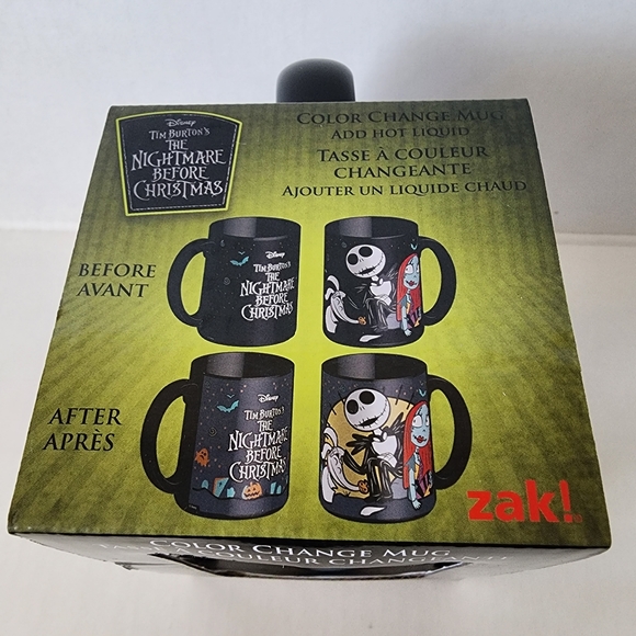 Zak Designs Disney Nightmare Before Christmas Color Change Jack & Sally … - Picture 5 of 6